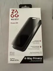 ZAGG InvisibleShield Privacy 360 Glass Screen Protector Apple iPhone 16 Pro