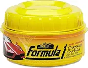 Formula 1 Carnauba Car Wax Paste - High-Gloss Shine - Polish for Car Detailing to Shine & Protect – Remove Haze and Paint Swirls w/Micropolishing Agents – Car Cleaning Supplies (12 oz)