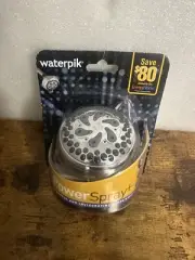 Waterpik Power Spray Plus 6 Settings W/ Optiflow Showerhead NIB MODEL VSA-623E