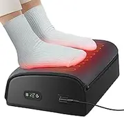 COMFIER Foot Rest Desk, 2 Adjustable Temperatures (Max 60°C), Ergonomic Footrest Desk, 2 Adjustable Heights, for Office/Household