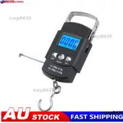 Portable Hand-Held Scale Luggage Scale 50 Kg Hook Scale With Measuring Tape﹤Fish