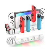 在飛比找蝦皮商城優惠-NS Switch OLED 主機座 連接Joy-con充電