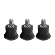 3pcs Slip Resistant Rubber Feet Nails 4 Svrew For Tripod And Monopod Stability