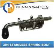 304 Stainless Steel Spring Bolt (Caravan, Camper Trailer, Boat, Marine, Shoot)