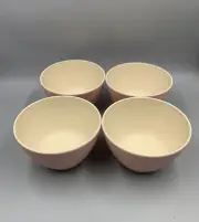 Pottery Barn Bamboozle X Creo Blate Soup Bowls Set of 4 6'' Pink #G19