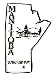 Manitoba Canadian Province Fridge Magnet