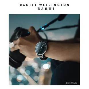 Daniel Wellington 手錶 Classic Sheffield 36mm爵士黑真皮皮革錶-三色任選(DW00100139 DW00100145 DW00100546)/ 金框