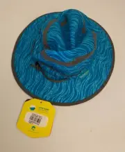 Sunday Afternoons Bucket Hat Kids Blue All Over Print Sun Protection Safe