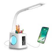 Multifunctional LED Dimmable Desk Lamp with Charging Port