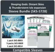 "Sleeping Gods: Distant Skies & Thunderstorm Isle" Expansion Compatible Sleeve B