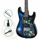 Alpha Blue Steel String Stratocaster Style Electric Guitar With Carry Bag