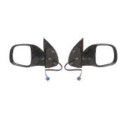 Right & Left Black Electric Door Mirror for Volkswagen Amarok 2H 01/2012-08/2016