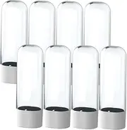 NULYLU 8pcs Reusable Electric Toothbrush Head Covers Transparent Protective Caps for Travel Home Use Sturdy Design Keep Toothbrush Heads