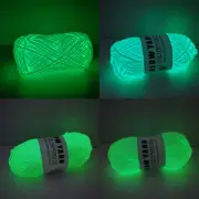 Knitting Wool Yarn Hand Knitted Chunky Yarn Luminous Glow in the Dark Yarns 50g