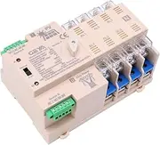 GEYA on-Grid Solar Power Automatic Transfer Switch Din Rail 4P 100A 220VAC ATS PV System Power to City Power (ATS-4P-100A-220V-SOLAR)