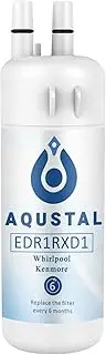 Aqustal W10295370A Refrigerator Water Filters, Compatible With Everydrop® Filter 1,EDR1RXD1,WHR1RXD1,W10295370,P4RFWB,P8RFWB2L, Replacement for Kenmore® Fridge Filter 46-9930,46-9081,1 Pack