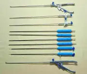 Laparoscopic Suction Irrigation Cannula Needle Holder Spatula L-Hook Instruments