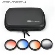 PGY Tech INSPIRE1 / OSMO / X3 Graduated 4x Filters (Grey/Blue/Orange/Red) + Case