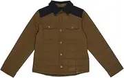 [Obermeyer] Boy's Wilder Puffy Shirt (Little Kids/Big Kids) Tundra MD (10-12 Big Kid)