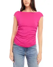 Fifteen Twenty Tasha Side Shirred Top