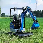 Portable Mini Excavator – Compact Hydraulic Crawler Digger, Lightweight Excavator with Bucket for Construction, Landscaping, Farms & Roads