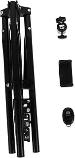 COLLBATH 1 Set Durable Live Streaming Phone Holder Smart Phone Stand for Video Conferencing Photography and Online Meetings Folding Design