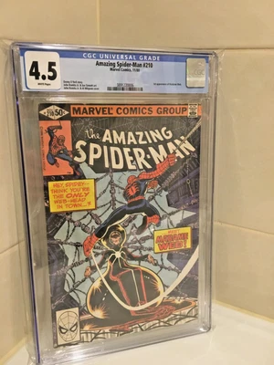 Amazing Spider-Man #210 1st Appearance of Madame Web CGC 4.5