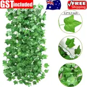 12X 2M Fake Artificial Ivy Vine Foliage Flower Hanging Leaf Garland Plant Party