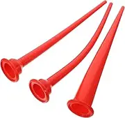 3Pcs Caulking Tip Assortment Extended Nozzle for Precise Caulk Application Thick Thin Curved Tips Soft Structure for Versatile Use
