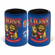 Brisbane Lions AFL Retro Design Beer Can Bottle Cooler Stubby Holder Cosy