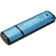 IronKey Vault Privacy 50 Series - 256GB USB 3.2 Flash Drive (Blue)
