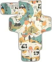Reusable Waterproof pad with Tissue Pocket Portable Diaper Changing pad Infant Travel Station Kit