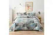 100% Cotton Lightly Quilted Coverlet Set Kennedy Queen 230 x 250 cm