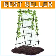 Durable Black Climbing Trellis - A-Frame Design for Indoor & Outdoor Gardens