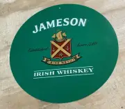 Jameson Irish Whiskey Green Logo 12" Metal Tin Aluminum Sign