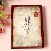 Floral Hardcover Journal - Note Book - Vintage Style - Junk Journal Diary