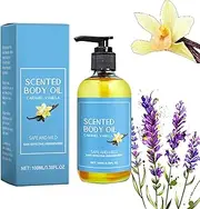 Caramel Vanilla Body Oil, Fragrances Body Oil Caramel Vanilla, Firming Skin Long Lasting Hydration for All Skin (1pc)