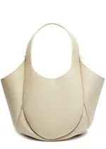 Coperni Swipe Leather Bucket bag - Sand ONE SIZE