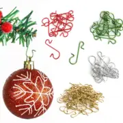 100 x Christmas Tree Hooks Bauble Ornament Hangers Hanging Decoration Wires
