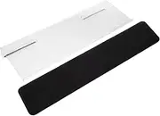 HOUDERCO Ergonomic Keyboard Stand with Wrist Rest Support for Desk Transparent Tilt Design for Comfortable Typing Experience Compatible with All Keyboard Types