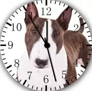 Bull Terrier Dog Frameless Borderless Wall Clock Nice For Gifts or Decor F45