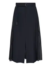 [sacai] Chalk Stripe Glencheck Skirt