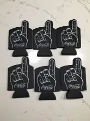 Coca Cola Coke Zero Sugar Can Cooler Koozie Koozies Coolies Coolers SET OF 6