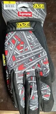 Supreme Mechanix Original Work Gloves Nails Black Size Small Brand New