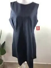 Spanx Perfect Fit Flare Dress Classic Navy Size XL