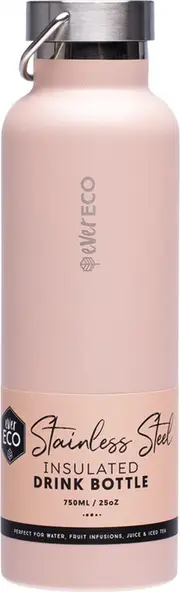 Stainless Steel Insulated Drink Bottle (Rose) - 750mL