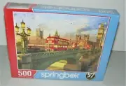 NEW SEALED 500 Pc. Jigsaw Puzzle Springbok Westminster Bridge United Kingdom