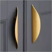 Gold Cabinet Handle Pulls Cupboard Doors Drawer 4 Pulls/Lot Includes Screws