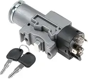 HAUAGEZWU 93741068 531409 Ignition Switch & Lock Barrel Cylinder Set + 2 Keys Fit for Chevrolet Matiz
