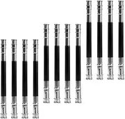 Tofficu 12pcs Pencil Extenders Sketch Pencil Lengtheners Stainless Steel Diy Art Accessories